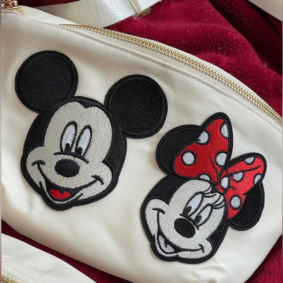 Bags Disney Belt Bag Mickey And Minnie Tan And Gold Poshmark